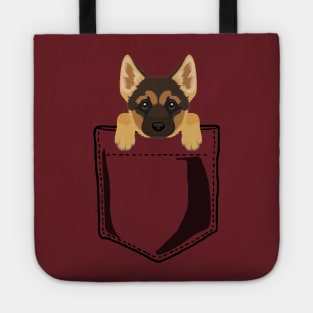 Pocket German Shepherd Tote