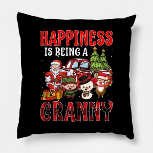 Happiness Is Being A Granny Christmas Pillow