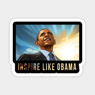 Inspire Like Obama, Barack Obama, Black History Magnet