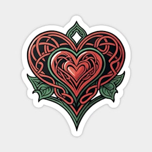 A Celtic Heart Magnet