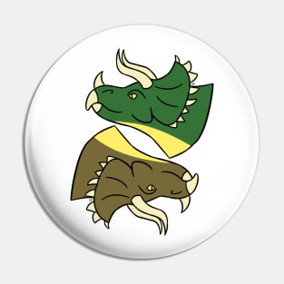 Triceratops Pin