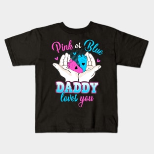 Gender Reveal Fishing Family Pink Kids T-Shirts for Sale