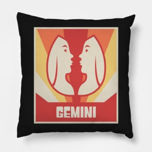 Gemini – Vintage Astrology Zodiac Sign Pillow