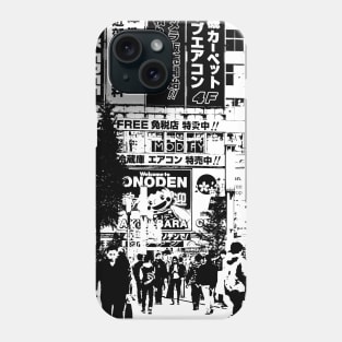 Manga Panel - Akihabara (秋葉原) Chiyoda Tokyo Phone Case