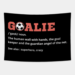 Soccer Goalie Definition Tapestry