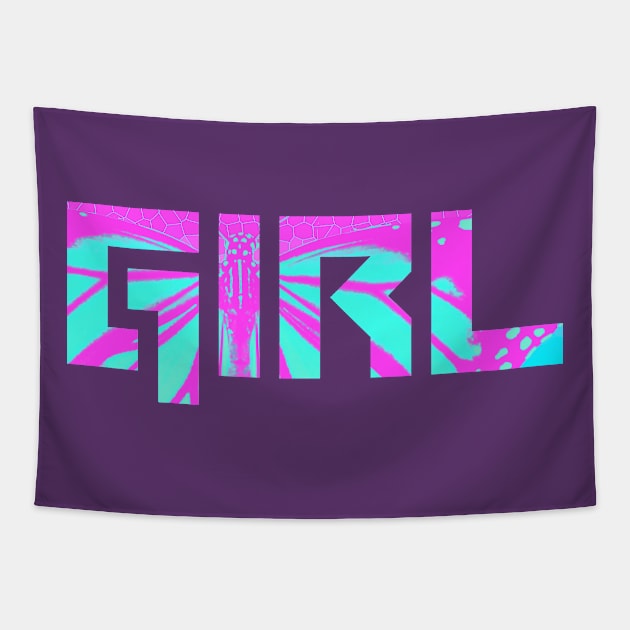 Girl Tapestry by eranfowler