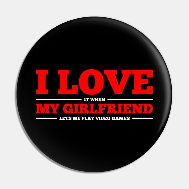 Video Game Girlfriend Gamer Pin by KAWAIITEE