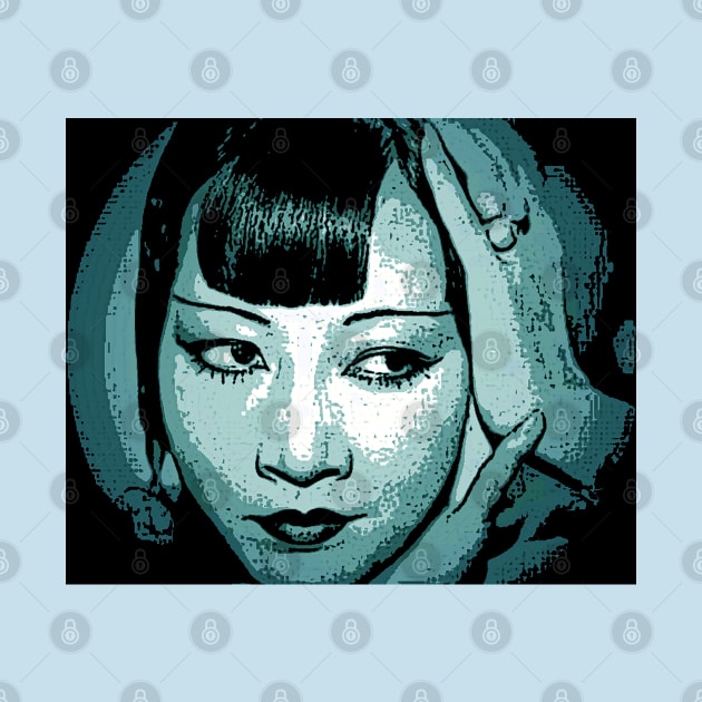 Anna May Wong cyan by JerryGranamanPhotos71