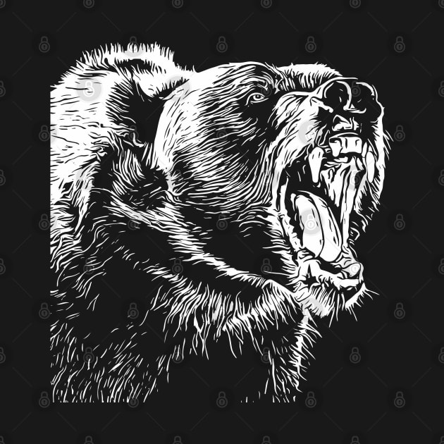 Animal grin, bear mouth. Ferocious Beast by SwetlanaArt