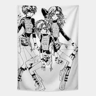 Drawing of Three Girls 2004 Tapestry