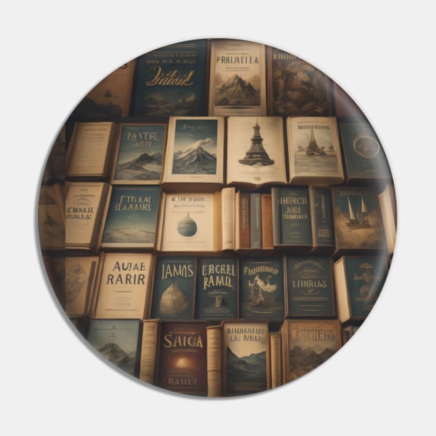 Piles of Books Pin by BottlesOfBooks