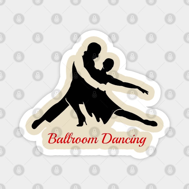 ballroom dancing Magnet by doniainart