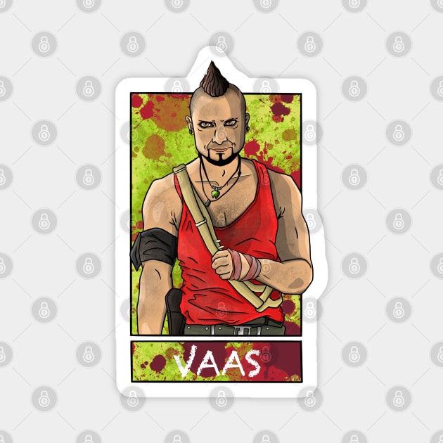 Vaas Montenegro Magnet by Tlou_arts