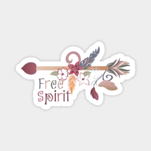 Free Spirit arrow Magnet