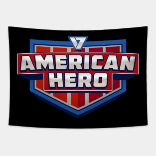 American Hero Logo Tapestry