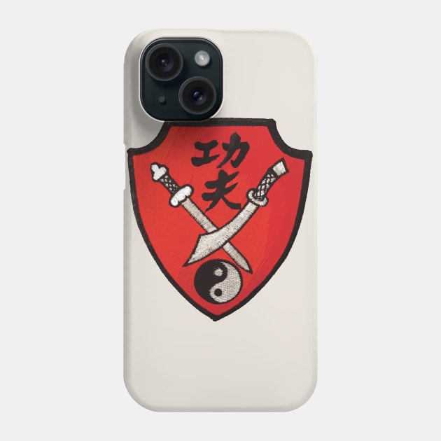 Kung Fu Patch Phone Case by Doc Multiverse Designs