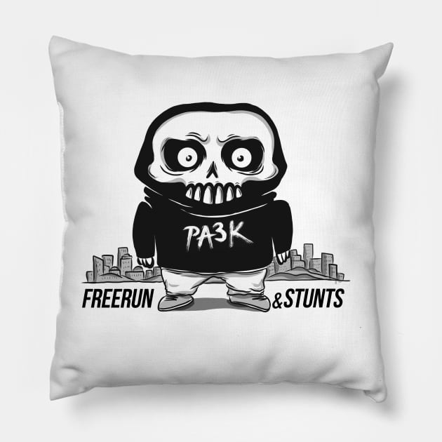 PA3K rebel parkour Pillow by Kelimok