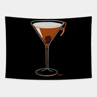 Manhattan cocktail Tapestry