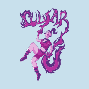 Purple Space Cosmic Girl (Pulsar) T-Shirt