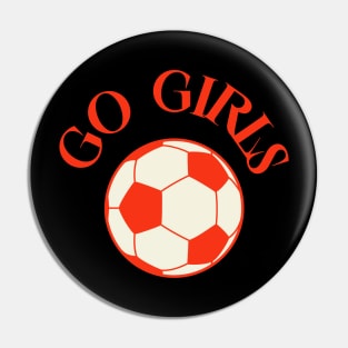 Soccer Girls Pin