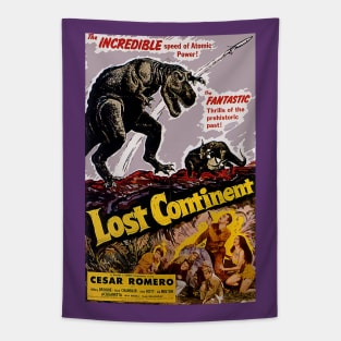 Classic Science Fiction Movie Poster - Lost Continent Tapestry