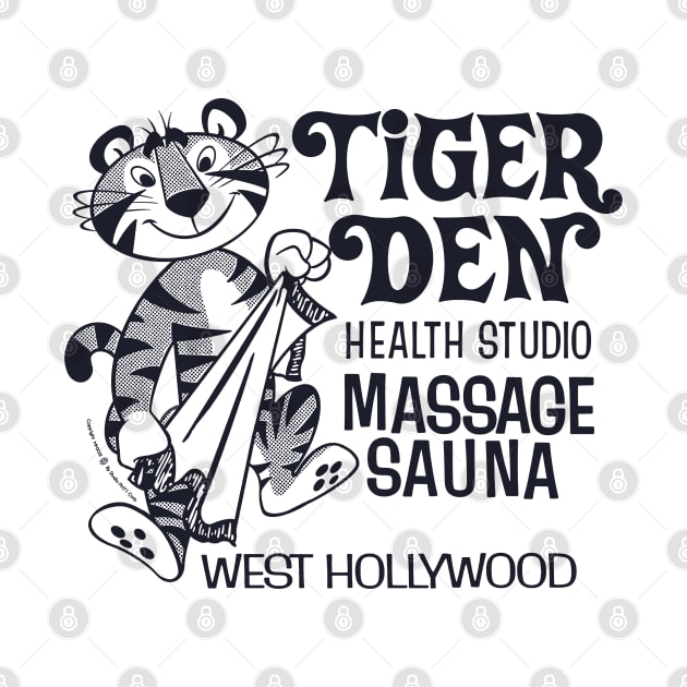 Tiger Den Massage Parlor Vintage Los Angeles by StudioPM71