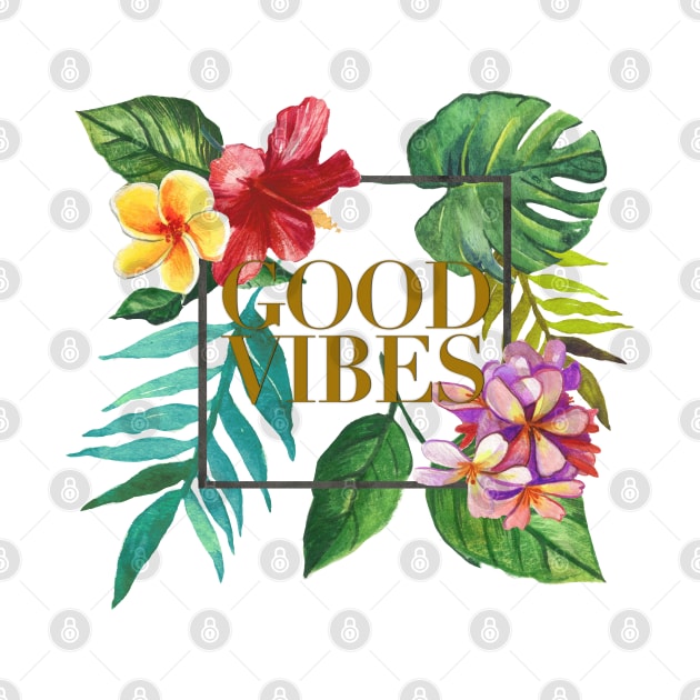 Good Vibes | Tropical Flowers by igzine