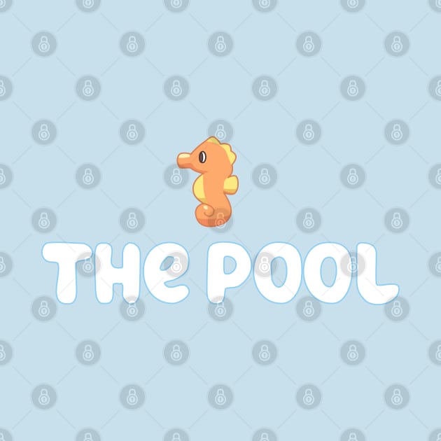 Bluey - The Pool by HighResPrints