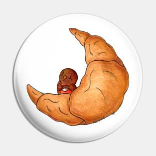 The Croissant Moon Pin