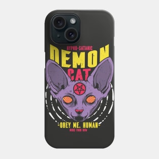 Retro Demon Sphynx Cat Phone Case