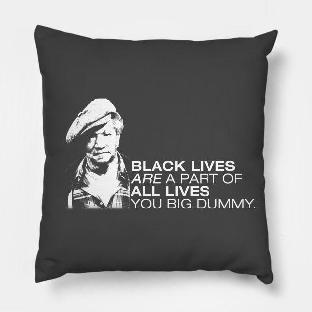 Black Lives Matter PSA Pillow by misc_tees