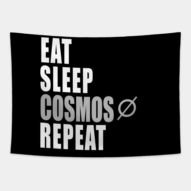 Eat Sleep Cosmos Repeat Tapestry by CryptoHunter