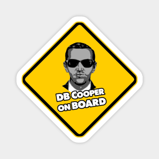 DB Cooper On Board Magnet