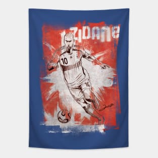 Legend Zidane Tapestry