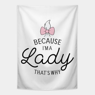 Because I'm A Lady That's Why, Marie Aristocats - Graphic Love Shop Tapestry