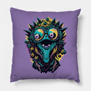 Always Happy Alien Pillow