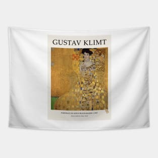 Gustav Klimt Portrait Of Adele Bloch-Bauer I Exhibition Design Tapestry