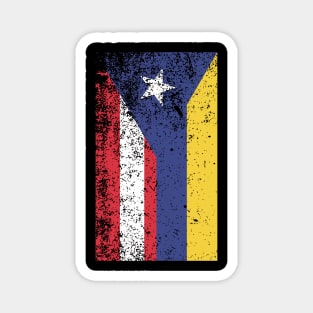 Puerto Rican Colombian Flag - Puerto Rico Colombia Bandera Magnet