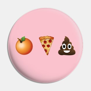 Orange Pizza Sh*t Pin