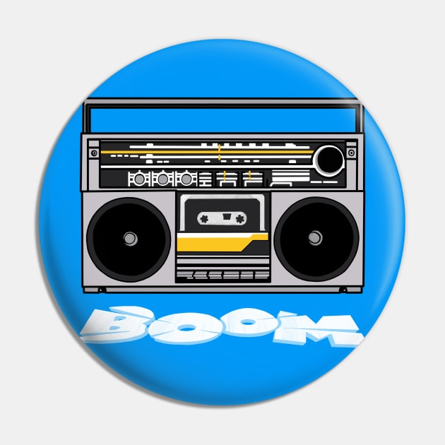 Here Comes the Boom Pin by LefTEE Designs