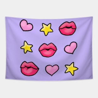 Cute Lips Tapestry