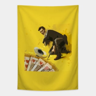 Wild West Gunslinger Pop Art Tapestry