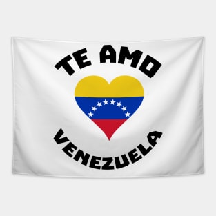 I Love VZLA - Camiseta Bandera Corazon Venezuela Tapestry
