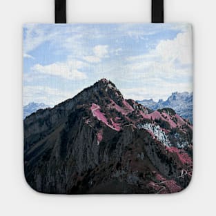 Panorama Swiss Alps / Swiss Artwork Photography Tote