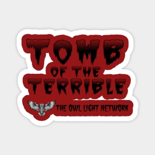 Tomb of the Terrible Logo - Black Magnet