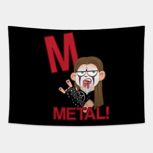 M is for Metal! Tapestry