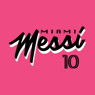 Inter Miami Messi Football Design T-Shirt