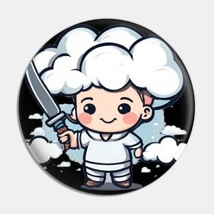 Kawaii chibi cloudboy Pin