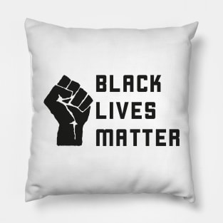 Black Lives Matter (black) Pillow