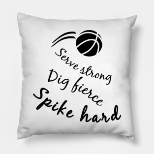 Volleyball Player Designer Shirt Pillow